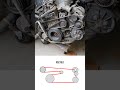 BMW 3.0 N51 N52 Engine serpentine belt pattern #mechanic #bmw #n52 #serpentinebelt #howto