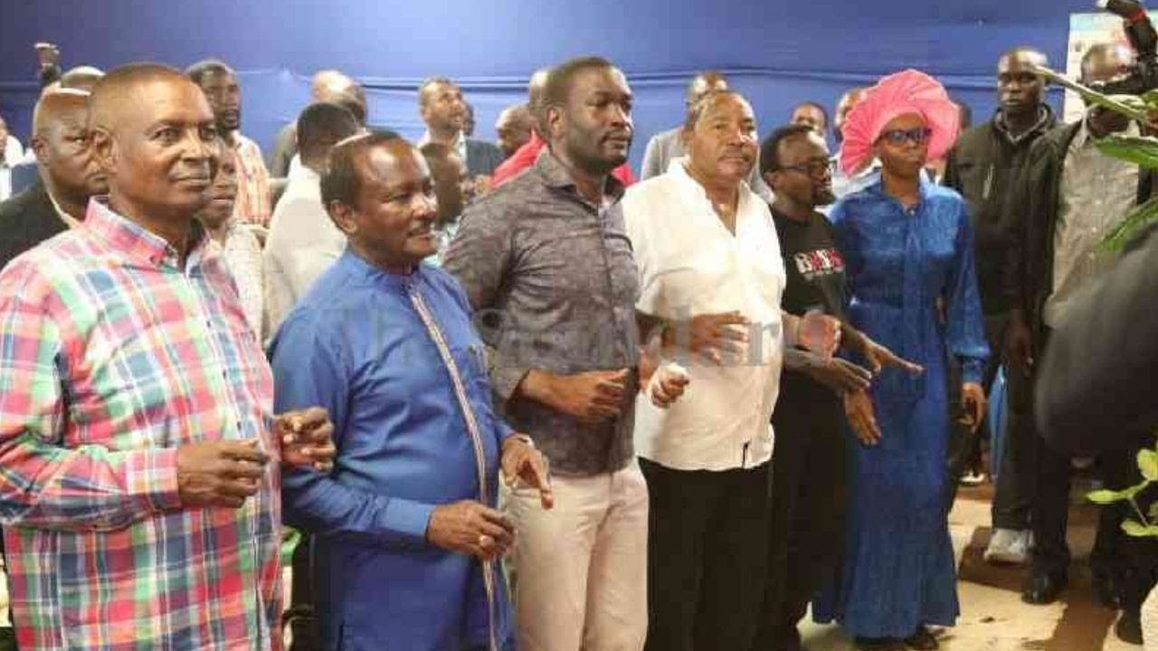 Live: Kalonzo Musyoka and troops attending Church Service at AIC Mwatungo Kithyoko, Machakos County.