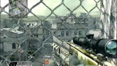 COD4 NO SCOPE HITMARKER ACROSS MAP!