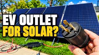 240V Plug-In Solar Through Your Ev Outlet?