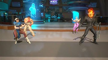 Marvel VS Capcom Infinite - Ryu & Chun Li VS Morrigan & Ghost Rider