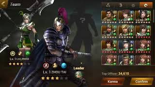 Dynasty Warriors Unleashed - Raid Ticket 1359 : 105.617.009 silver coins