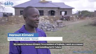 World Toilet Day-Haroun Kimani, Sato Mason And Resident, Kajiado-Kenya