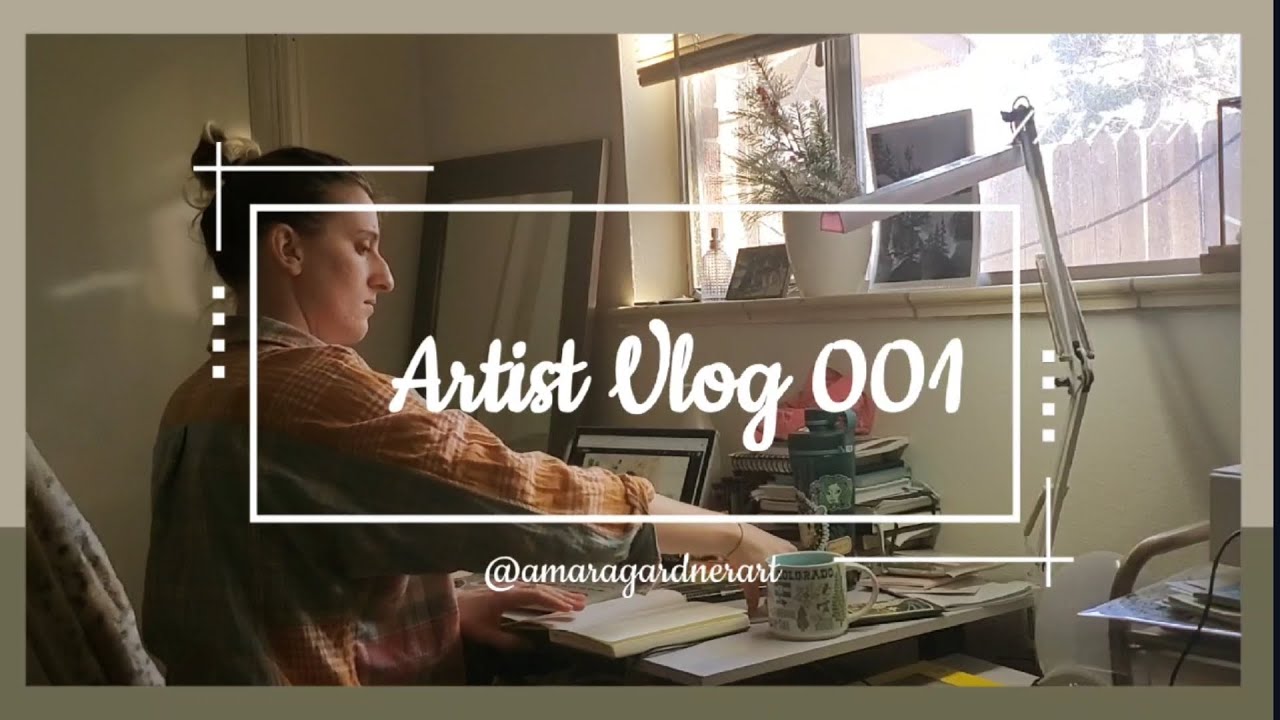 artist vlog 001 🐇 I'm starting an art vlog! (again) - YouTube