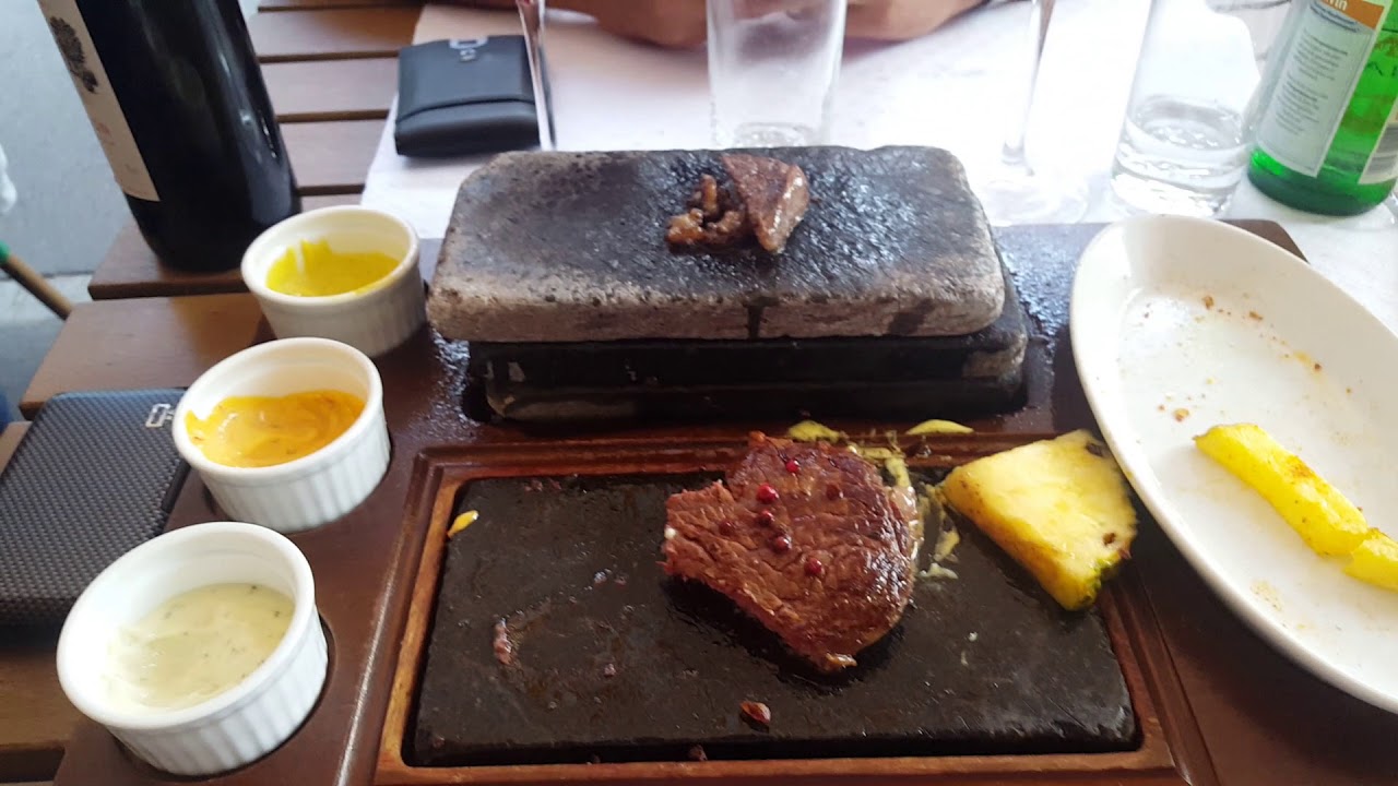 Rolli's Steakhouse Zurich Hot Stone Rib Eye YouTube