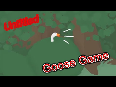 Видео: Садовник и Продавщица против гуся► Untitled Goose Game #1