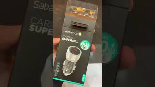 Dead Phone on Long Drives? 🚗 Sabawoon 60W Car Charger #youtubeshorts #viral #trending #viralvideo
