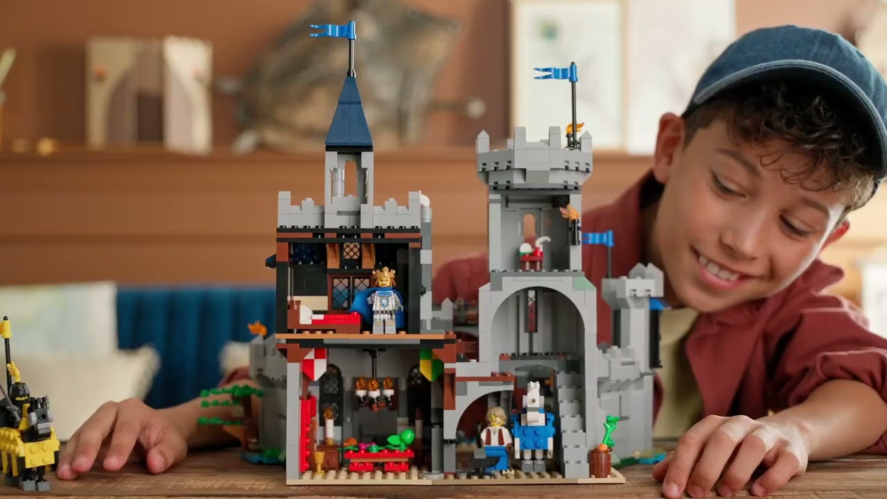 LEGO® Creator 3v1 31168 Středověký hrad a rytíři na koních