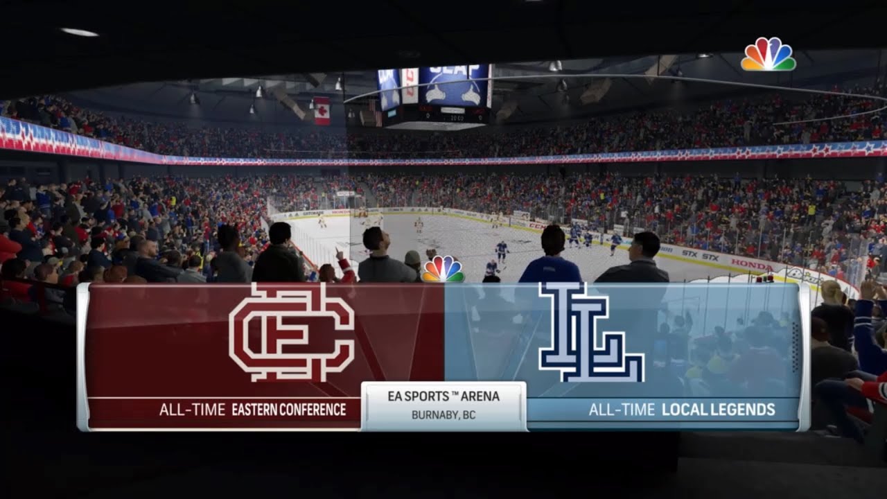 NHL 19 - All-Time Eastern Conference Vs All-Time Local Legends Gameplay - NHL Alumni Association
