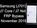 Samsung J701 FRP Bypass Android 9/Samsung J7 Core Gmail Bypass J7Nxt FRP Bypass Method November 2019