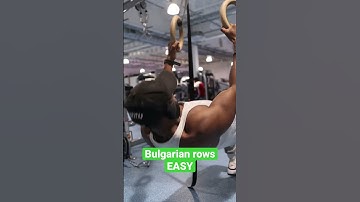 Blow up your BACK with these 2 bodyweight row variations 🎯 #shorts