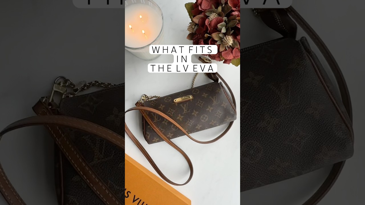 What fits in the Louis Vuitton Eva?  