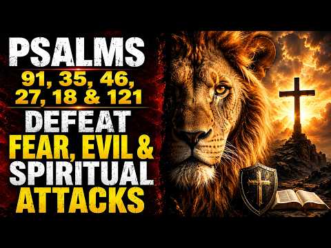 PSALMS 91, 35, 46, 27, 18 & 121  Pray These Powerful Psalms to Defeat Fear, Evil & Spiritual Attacks