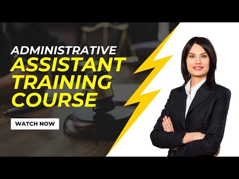 Administrative Assistant Training Course 1 YouTube Video