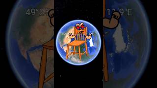 I found the 💥giant chair 🪑on google maps and google earth #trending #googleearth #viral #shorts #map