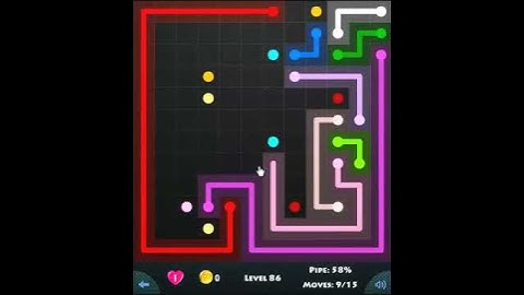 flow game facebook - jumbo pack level 86 Connect the dots