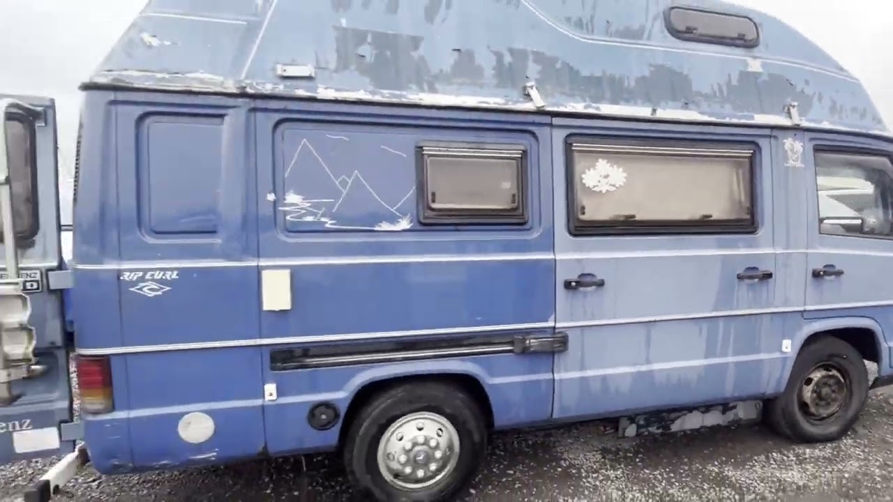 J978PBT-1991 MERCEDES 208D HIROOF CAMPER CONVERSION 12 MONTHS MOT READY TO GO ANYWHERE