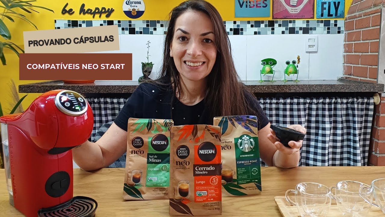 PROVANDO CÁPSULAS COMPATÍVEIS COM ADAPTADOR NEO START - DOLCE GUSTO