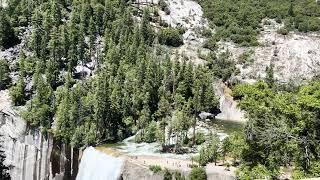 Nevada Fall and Vernal Fall somewhere along John Muir Trail, Yosemite National Park 6/10/26 2:16 PM