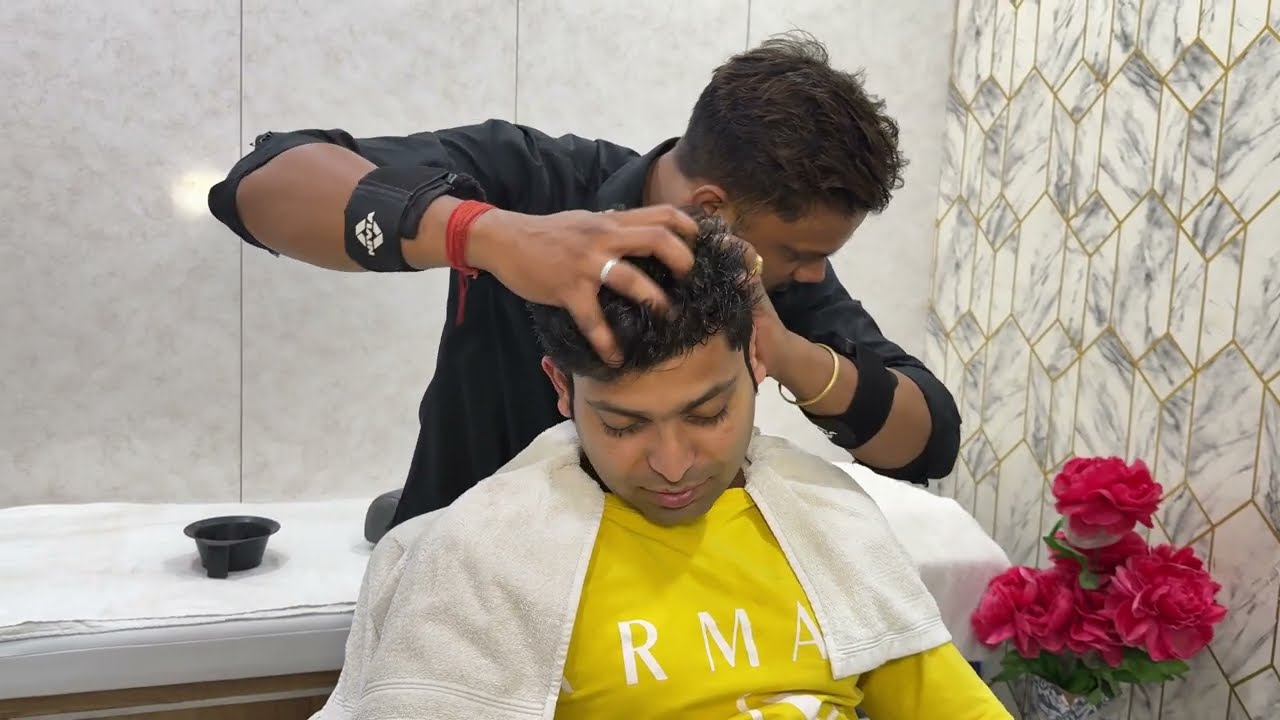 ASMR Ultimate STRESS KILLER Indian Head Massage By Amit Barber | India Ka ASMR