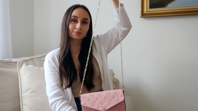 POCHETTE FELICIE LOUIS VUITTON REVIEW ♡ What Fits & 6 Ways to Wear the LV  WOC! ♡ xsakisaki 