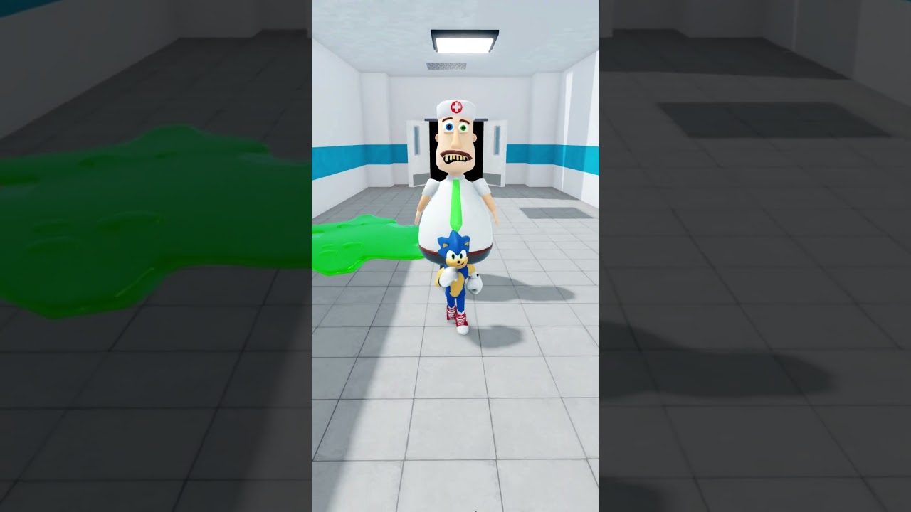 SONIC Vs Mega Hospital Escape JUMPSCARE 
