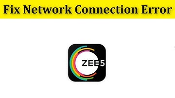 How To Fix ZEE5 Network Connection Error Android |\ Fix ZEE5 App Internet Connection Error Android