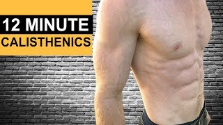 Increase Strength & Stamina | 12 Minute "In Home" Calisthenics Workout