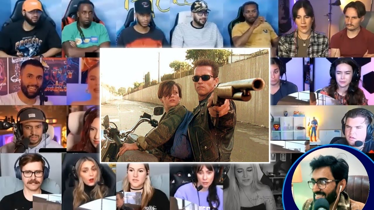 Terminator 2: Truck Chase Scene Reaction Mashup | Judgment Day | Robert Patrick