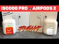 БИТВА С AirPods 2! Обзор i90000 PRO TWS🔥 Лучшая копия AirPods 2 ?! Сравнение копии 1:1 с оригиналом