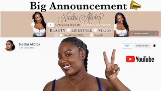 Celebrity BIG ANNOUNCEMENT || YOUTUBE CHANNEL MEMBERSHIP ANNOUNCEMENT || NAAKU ALLOTEY Net Worth