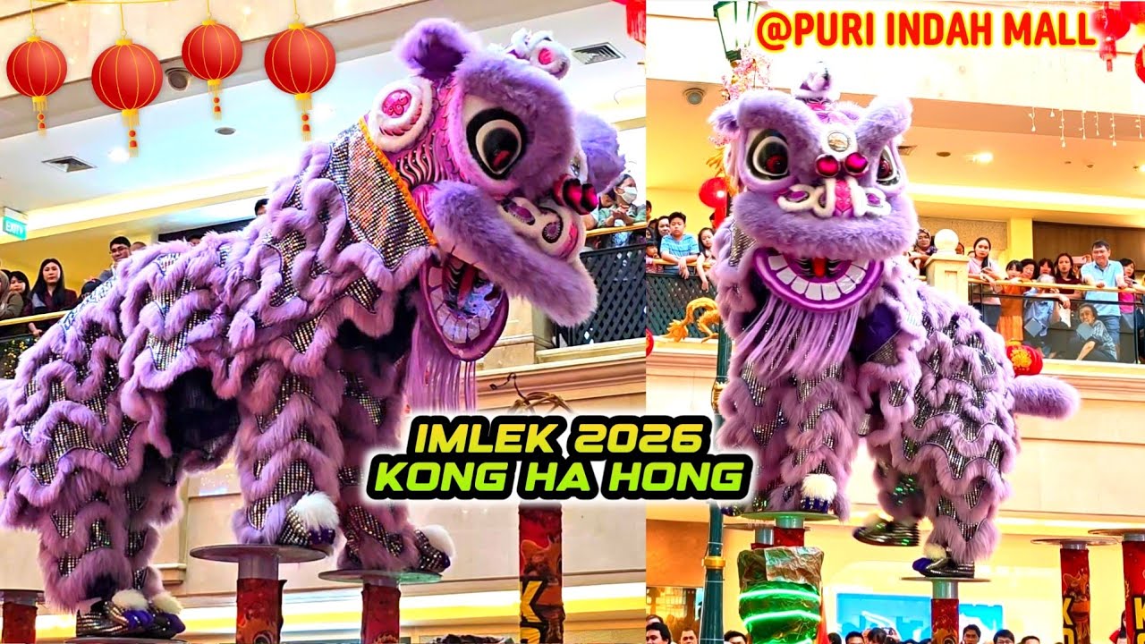 IMLEK 2026, Atraksi Barongsai KONG HA HONG Terbaru | Acrobatic Lion Dance CNY 2026