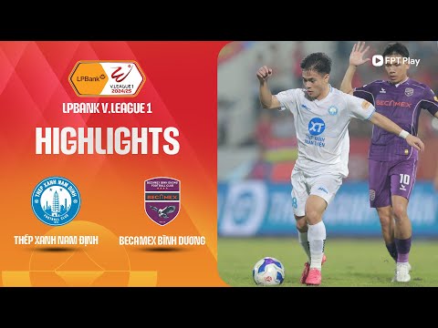 Nam Dinh Binh Duong Goals And Highlights