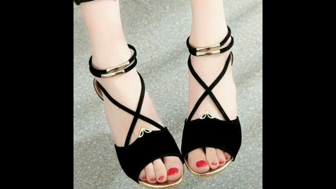 girls new flat sandals design❤