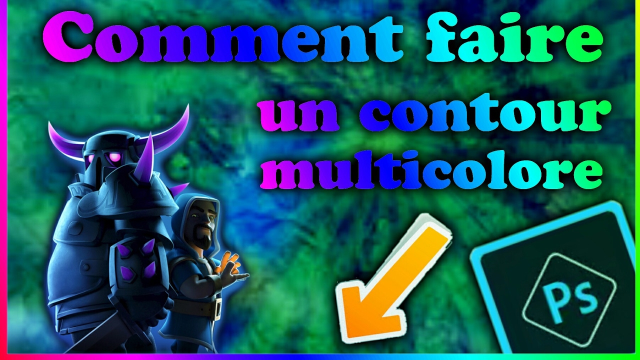 Comment Faire Pour Avoir Sur Paint Les Contours Multicolors