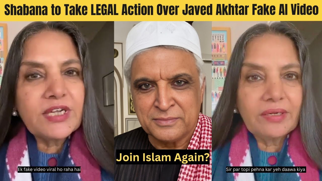 Шабана Азми угрожает подать в суд на создателей фейкового видео, снятого с помощью ИИ, на котором...