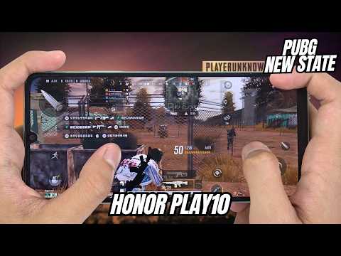 Honor Play 10 Test Game Pubg New State | Helio G81 | 90hz Gaming Test