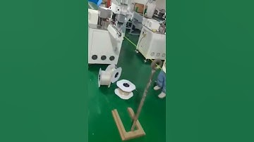 Automatic wire pay-off machine | loading large wire spool payoff machine