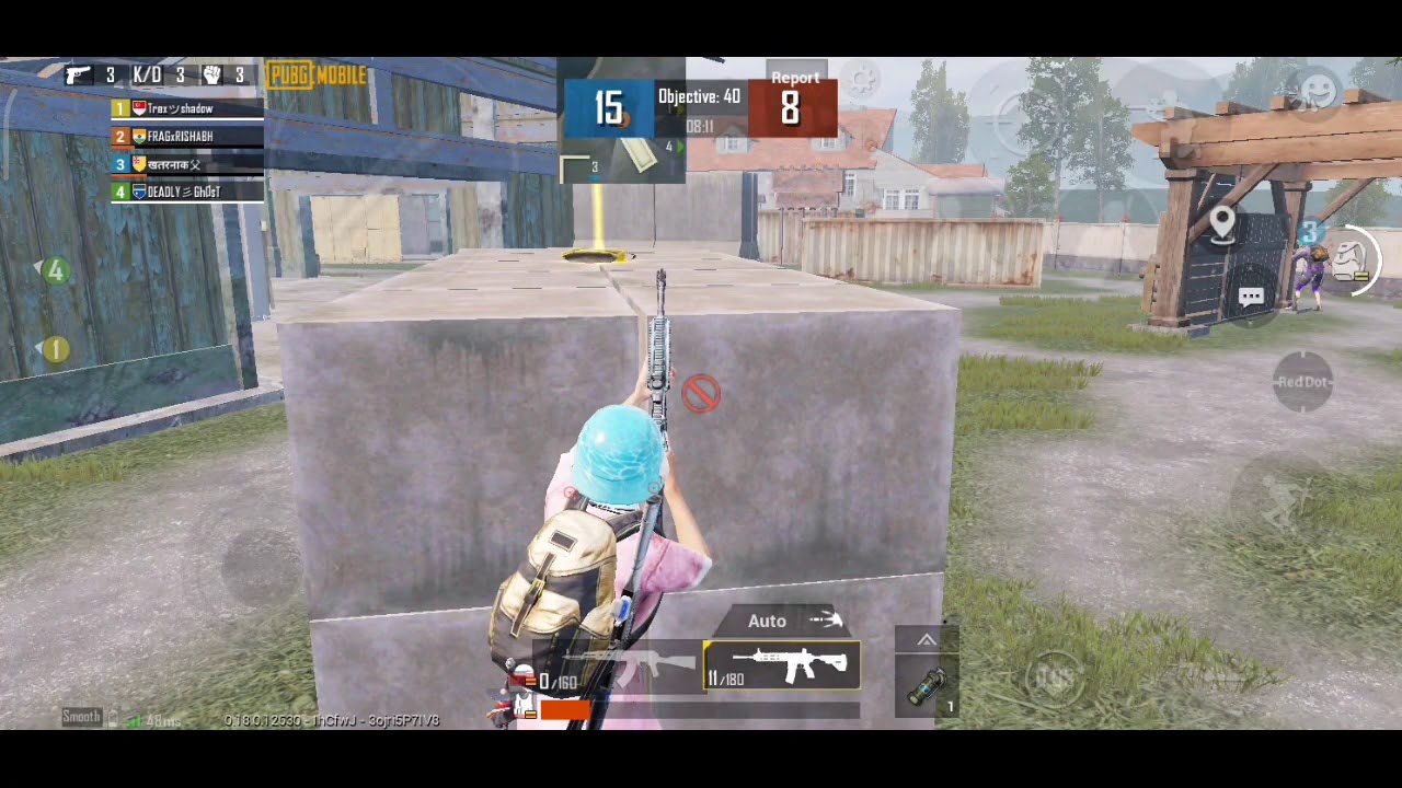 Arena Training Full Lag Gameplay | POCO F1 | Four Finger Claw Non-Gyro |