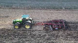 Hog-Wild Farms disc ripping corn ground!  #Farms #farming 