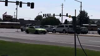 Neon green BMW, M4 spotted in Meridian