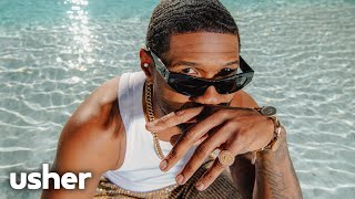 Usher - Kissing Strangers (Lyrics)