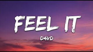 d4vd - Feel It (Lyrics)