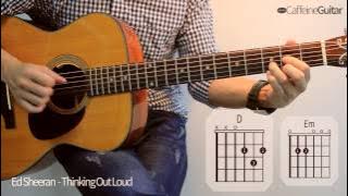 Thinking Out Loud - Ed Sheeran | 기타 연주, Guitar Cover, Lesson, Chords
