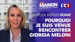 Marion invitée de LCI