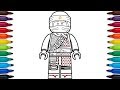 How to draw Lego Kai from Ninjago: Hunted - Season 9