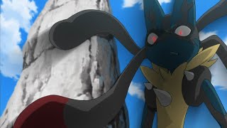 Pokemon XY S17 Korrina's Mega Lucario gone wild!!!