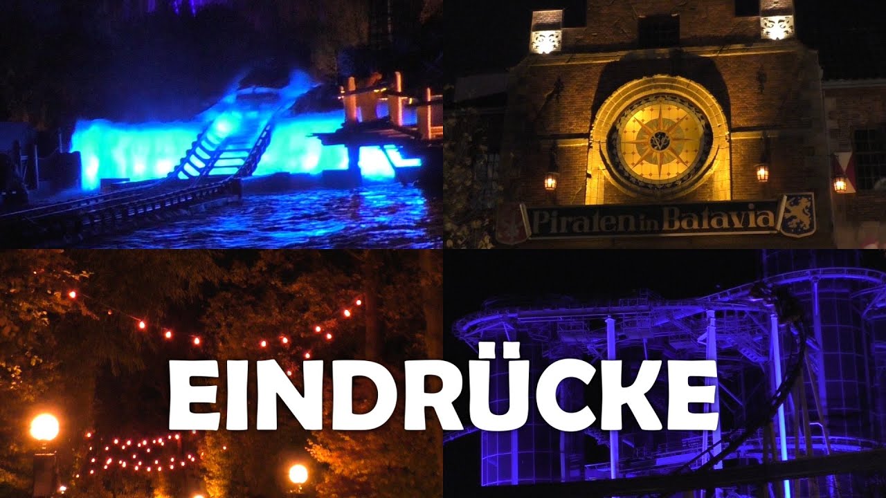 Halloween 2021 im EUROPAPARK Eindrücke bei Dunkelheit YouTube