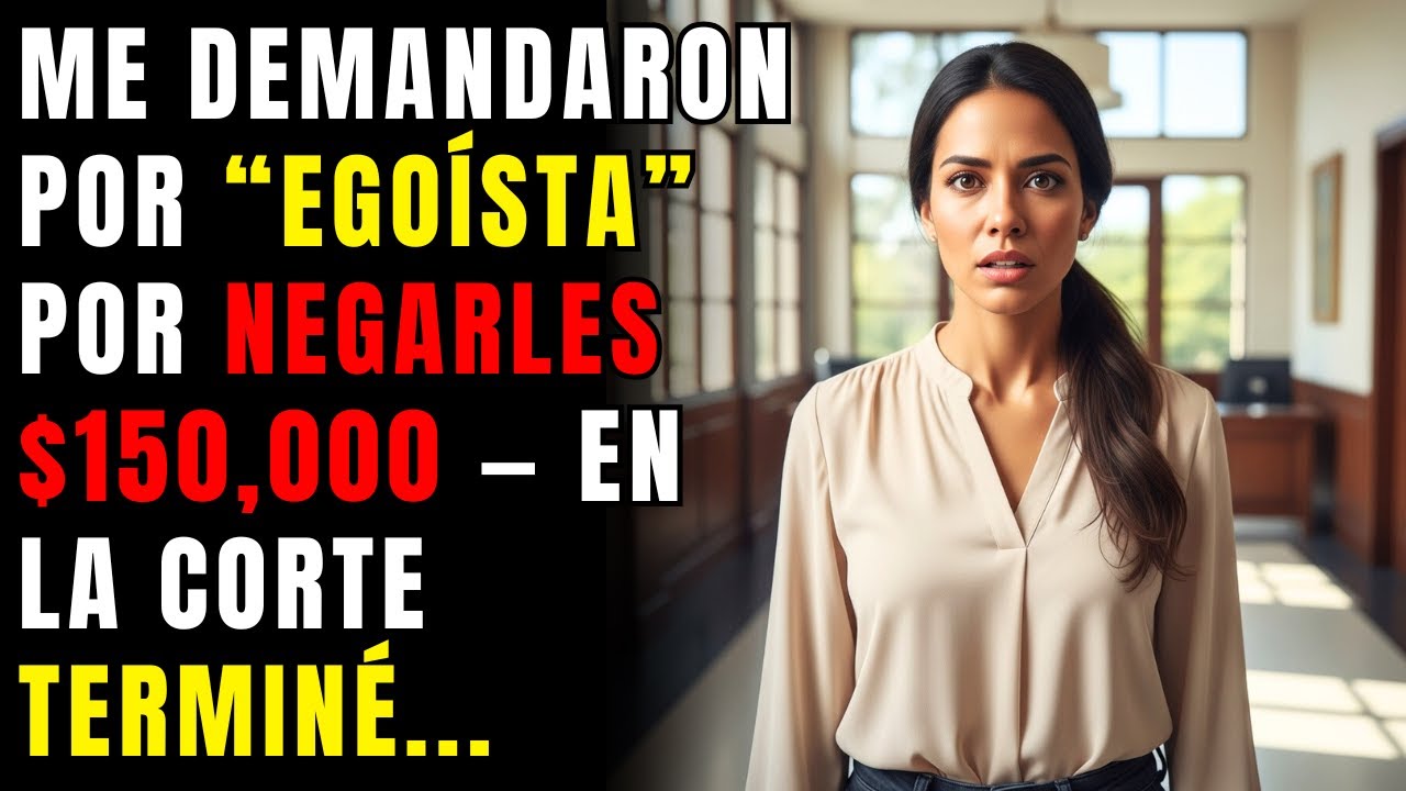 Me demandaron por “egoísta” por negarles $150,000 — en la corte terminé humillándolos.
