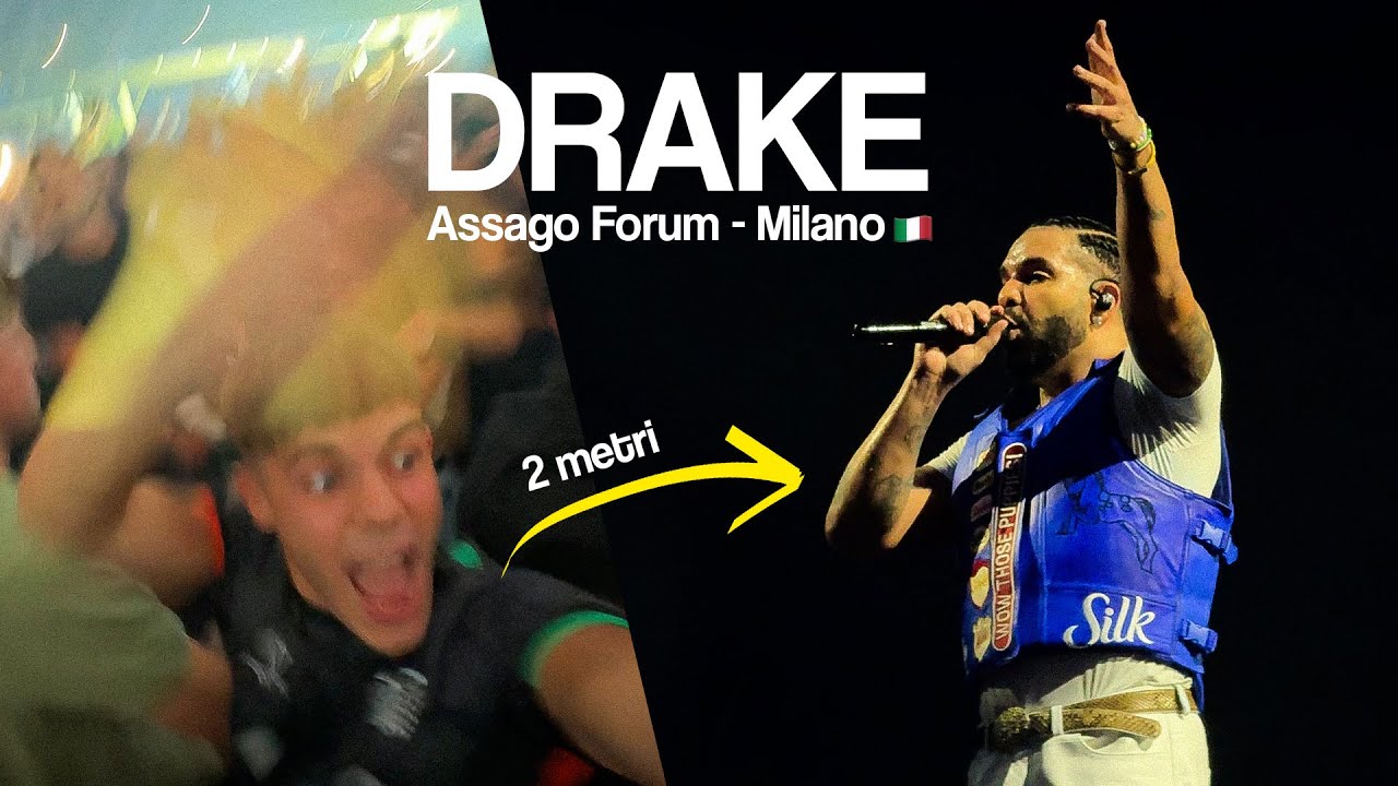Drake a 2 metri da me! - vlog live Assago Forum Milano 🇮🇹